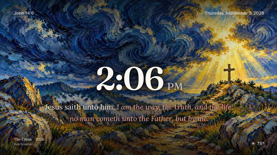 2:06 PM — John 14:6 over The Cross